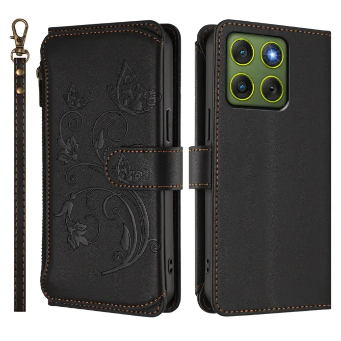 Housse Motorola Edge 70 Papillon Zippée | FÉERIE