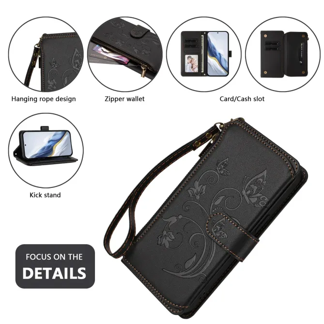Housse Motorola Edge 70 Papillon Zippée | FÉERIE