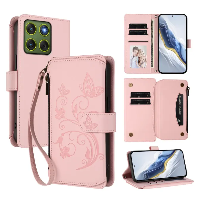 Housse Motorola Edge 70 Papillon Zippée | FÉERIE