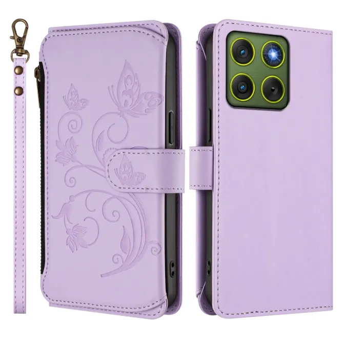 Housse Motorola Edge 70 Papillon Zippée | FÉERIE