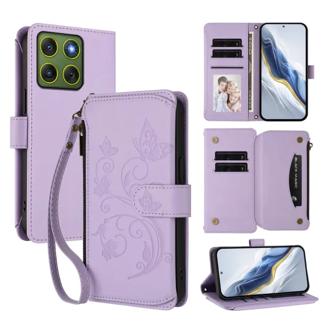Housse Motorola Edge 70 Papillon Zippée | FÉERIE