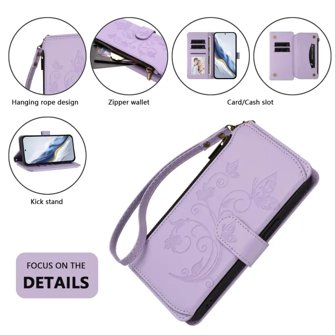 Housse Motorola Edge 70 Papillon Zippée | FÉERIE