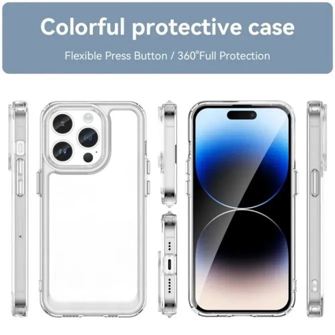 Coque iPhone 12 Pro Transparente avec 2 Verres Trempés | MF2 Series