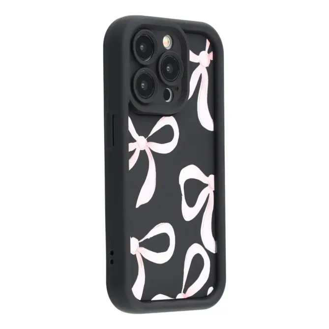 Coque iPhone 12 Pro Grands Nœuds Roses | RIBBON
