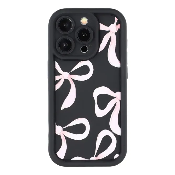 Coque iPhone 12 Pro Grands Nœuds Roses | RIBBON