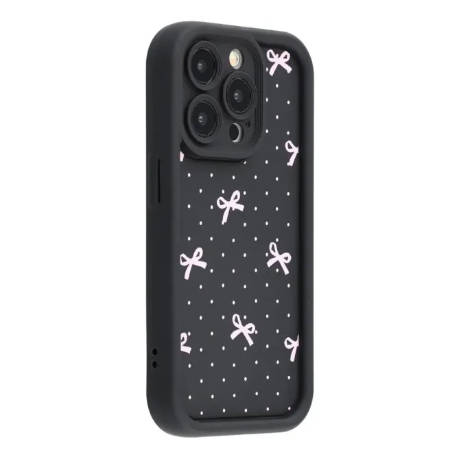 Coque iPhone 12 Pro Nœuds Roses et Pois | AUTHENTIQUE