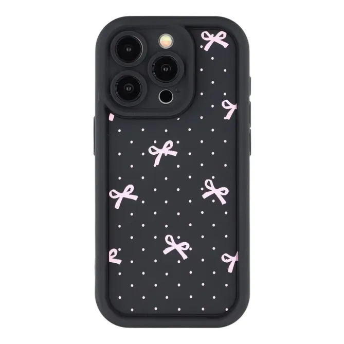 Coque iPhone 12 Pro Nœuds Roses et Pois | AUTHENTIQUE