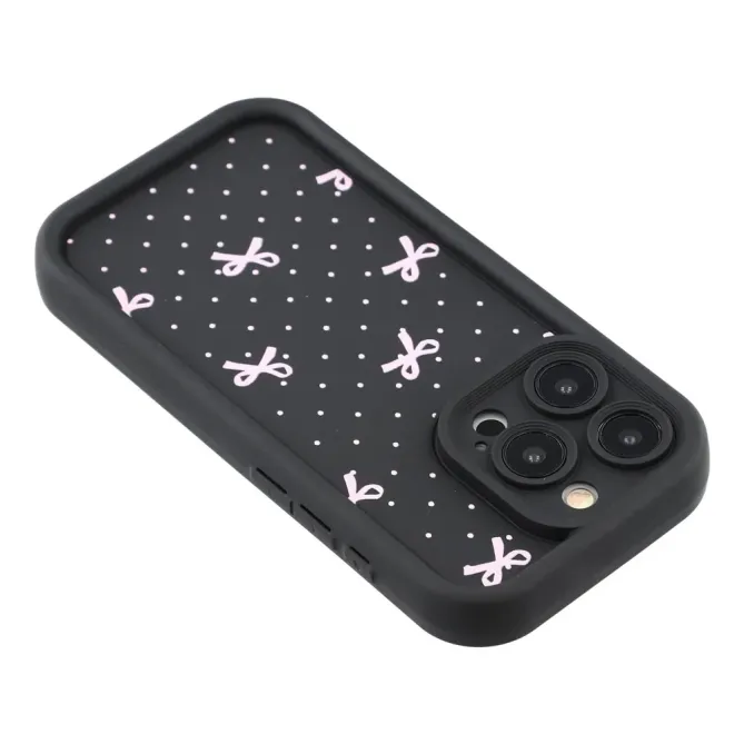 Coque iPhone 12 Pro Nœuds Roses et Pois | AUTHENTIQUE