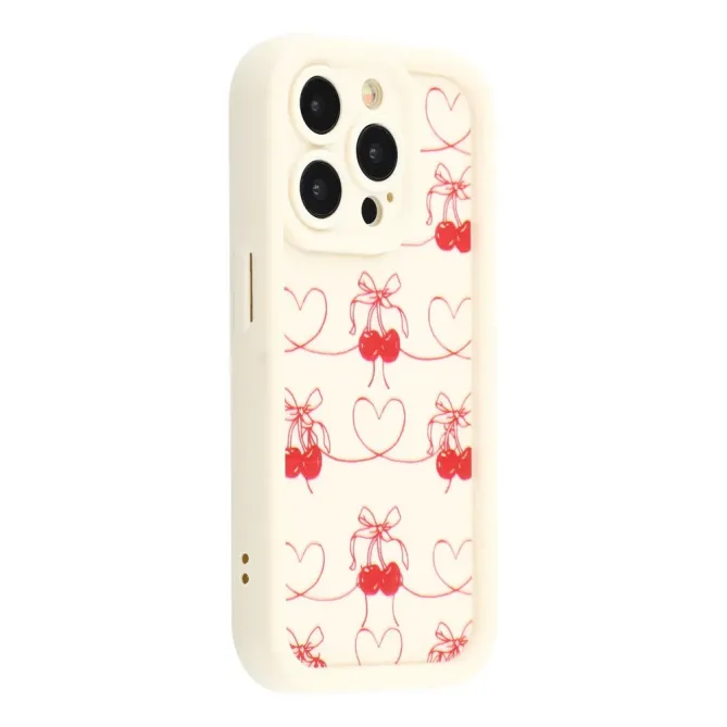 Coque iPhone 12 Pro Cerises & Rubans | ÉVANESCENCE