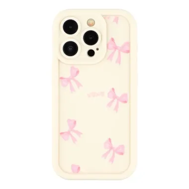 Coque iPhone 12 Pro Nœuds Roses | CRÉPUSCULE