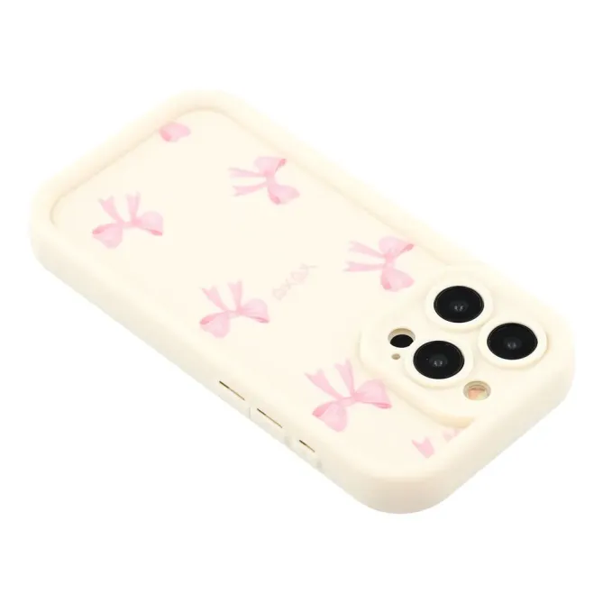 Coque iPhone 12 Pro Nœuds Roses | CRÉPUSCULE