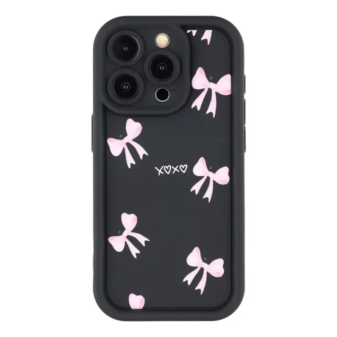 Coque iPhone 12 Pro Noeuds Roses | DOUCEUR