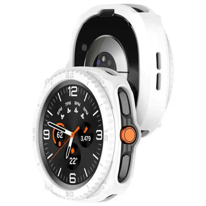 Coque Samsung Galaxy Watch8 Classic 46mm avec anneau de protection