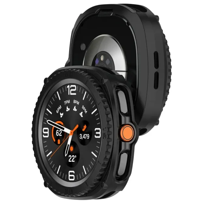 Coque Samsung Galaxy Watch8 Classic 46mm avec anneau de protection