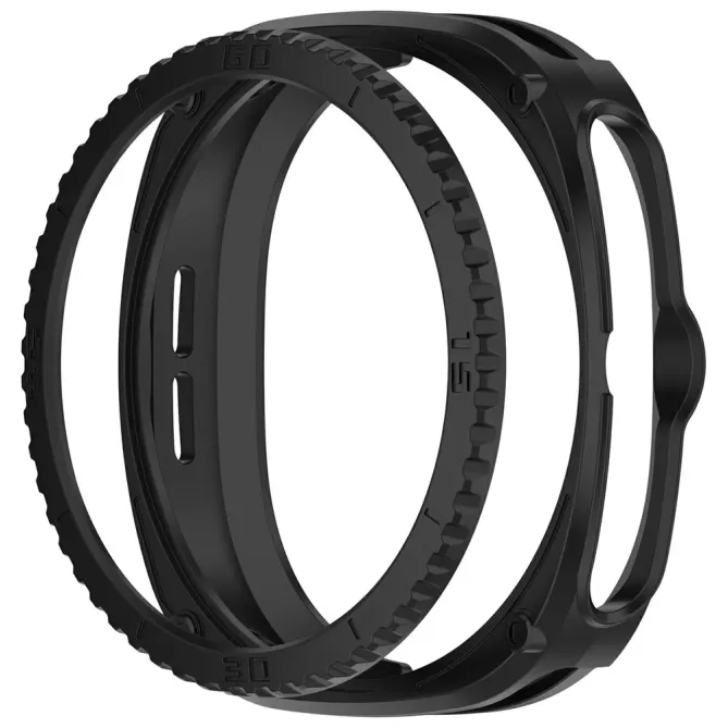 Coque Samsung Galaxy Watch8 Classic 46mm avec anneau de protection