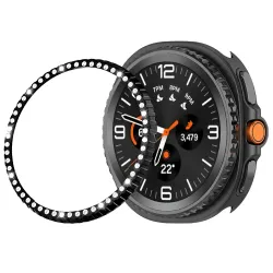 Lunette Métal Strass Galaxy Watch8 Classic 46mm | DIAMONA