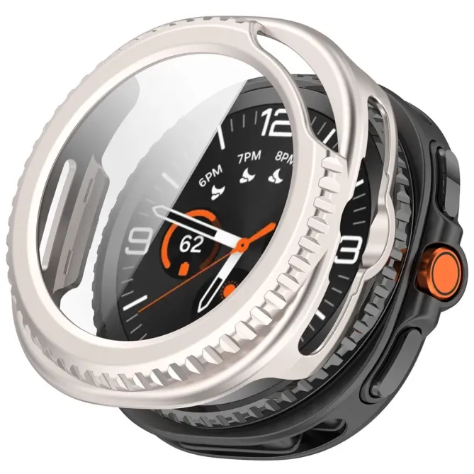 Coque Galaxy Watch8 Classic 46mm avec Verre Trempé | ARMURE ÉTANCHE