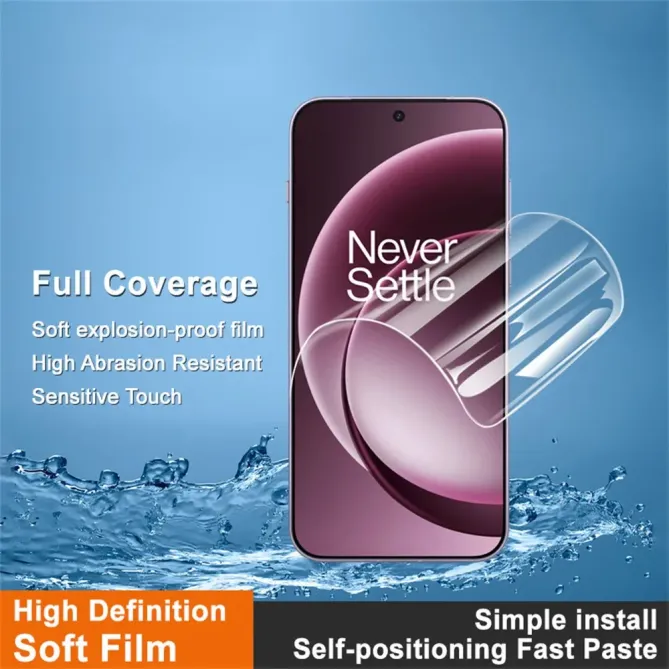 Protection d'écran OnePlus 15 en hydrogel (2 pièces)