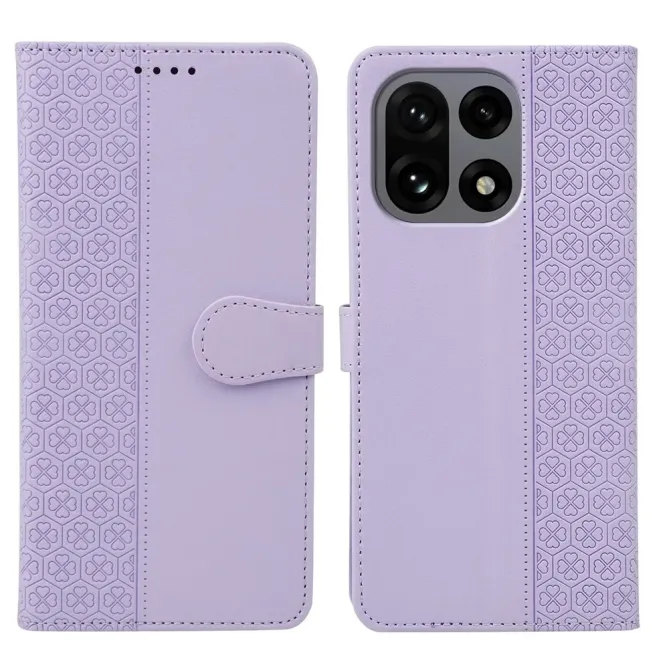 Housse OnePlus 15 Porte-cartes Trèfle