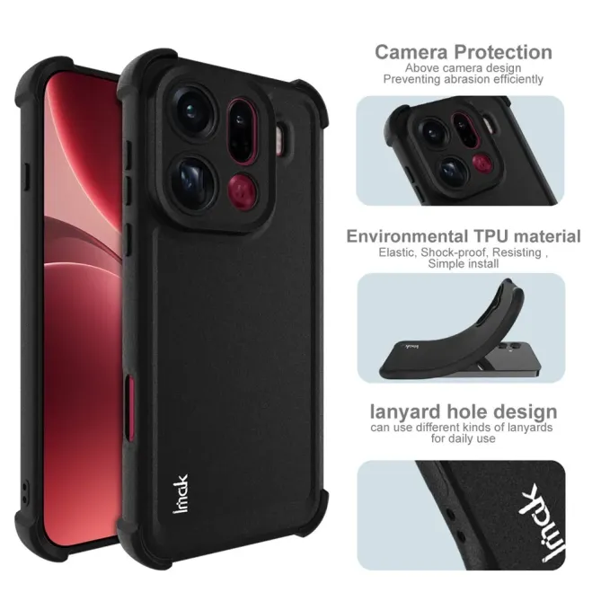 Coque Oppo Find X9 Pro 5G Class Protect - Noir Mat