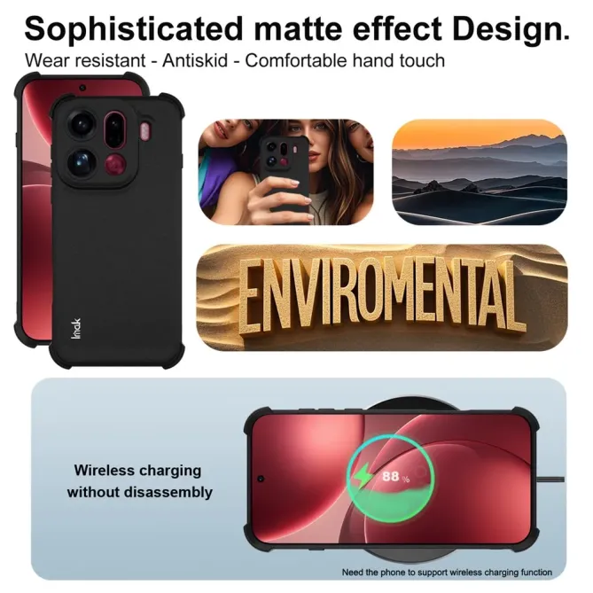 Coque Oppo Find X9 Pro 5G Class Protect - Noir Mat