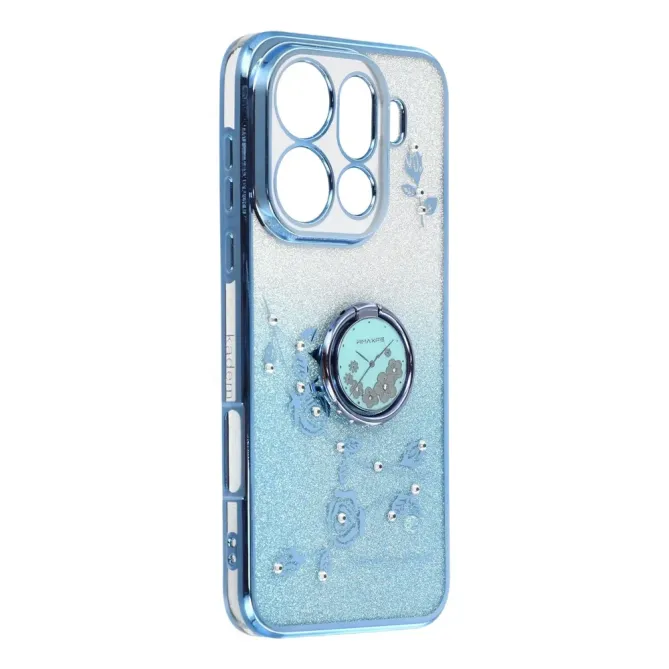 Coque Oppo Find X9 Pro 5G Fleur Strass Dégradé avec Anneau