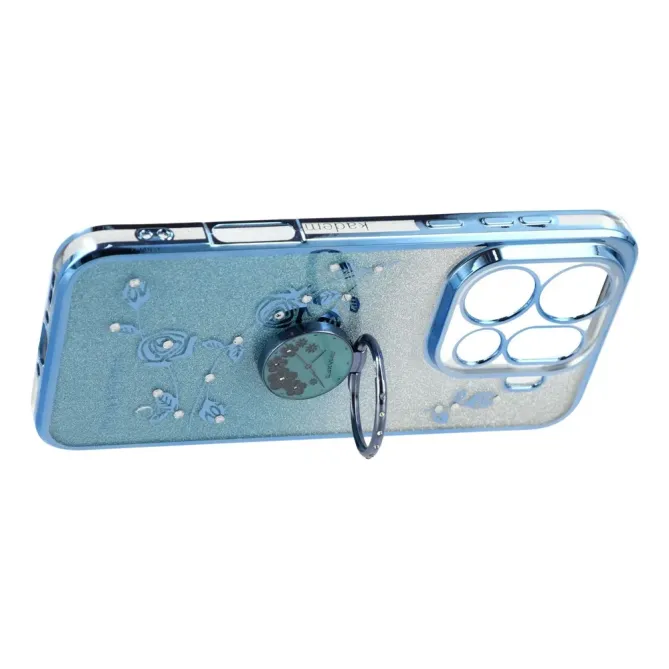 Coque Oppo Find X9 Pro 5G Fleur Strass Dégradé avec Anneau