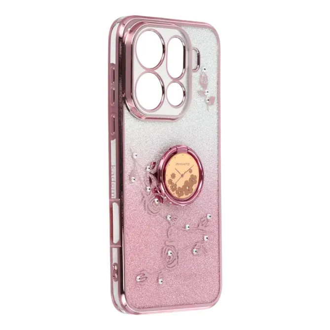 Coque Oppo Find X9 Pro 5G Fleur Strass Dégradé avec Anneau