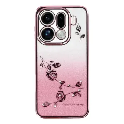Coque Oppo Find X9 Pro 5G Fleur Strass Dégradé