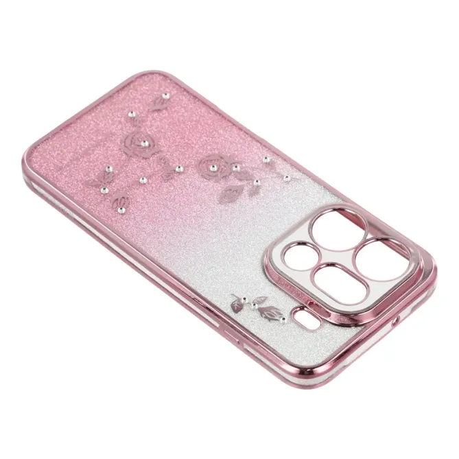 Coque Oppo Find X9 Pro 5G Fleur Strass Dégradé