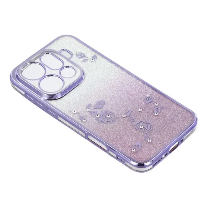 Coque Oppo Find X9 Pro 5G Fleur Strass Dégradé