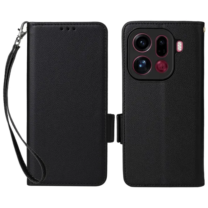 Housse Oppo Find X9 Pro 5G effet cuir à Lanière | FOLKEN