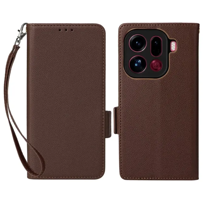 Housse Oppo Find X9 Pro 5G effet cuir à Lanière | FOLKEN