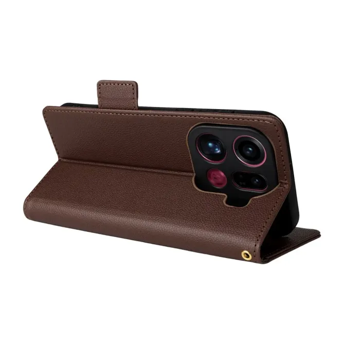 Housse Oppo Find X9 Pro 5G effet cuir à Lanière | FOLKEN