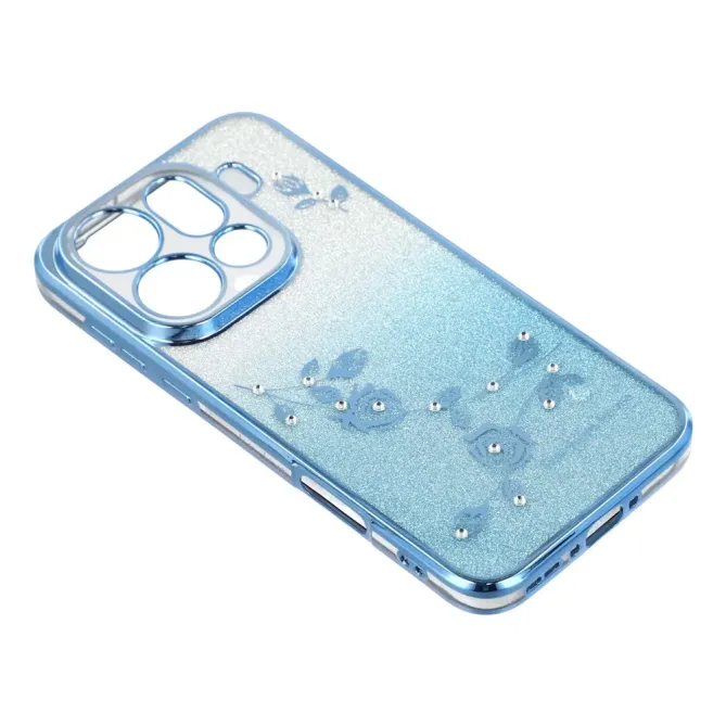 Coque Oppo Find X9 Pro 5G Fleur Strass Dégradé à Lanières
