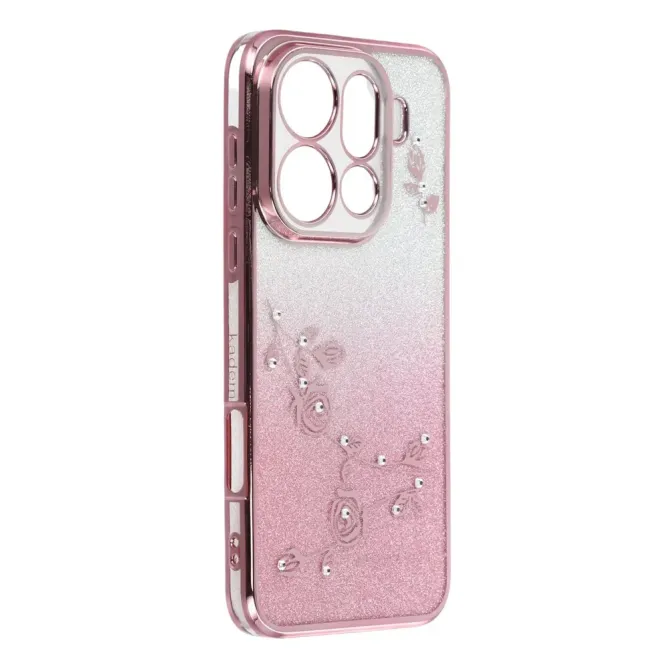 Coque Oppo Find X9 Pro 5G Fleur Strass Dégradé à Lanières