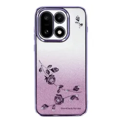Coque OnePlus 15 Fleur Strass Dégradé