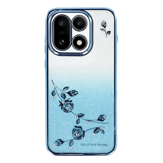 Coque OnePlus 15 Fleur Strass Dégradé