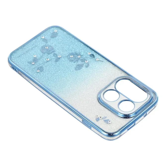 Coque OnePlus 15 Fleur Strass Dégradé