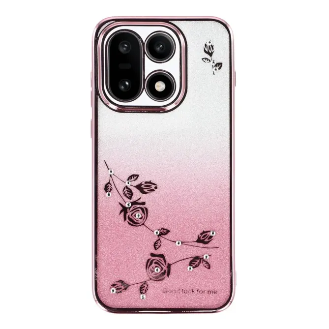 Coque OnePlus 15 Fleur Strass Dégradé