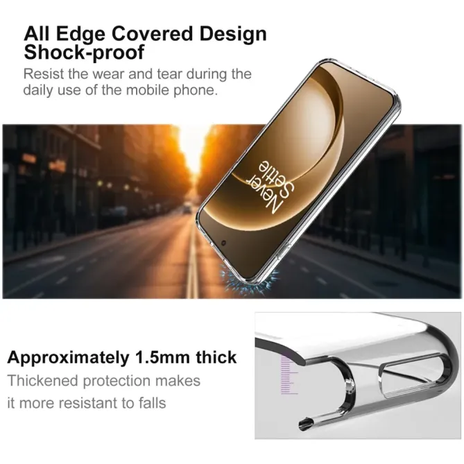 Coque OnePlus 15 IMAK Transparent Silicone