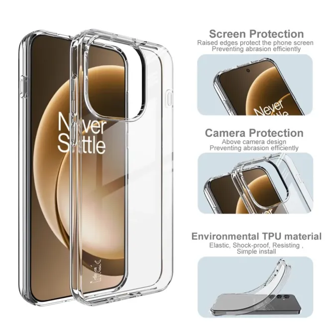 Coque OnePlus 15 IMAK Transparent Silicone