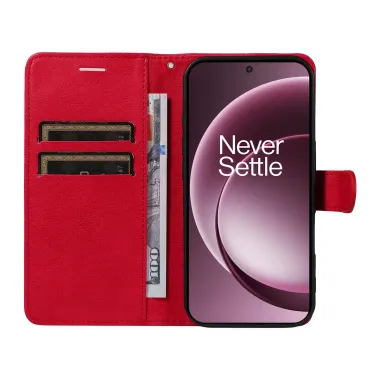Housse OnePlus 15 Sylvette simili cuir avec lanière Rouge - photo 9
