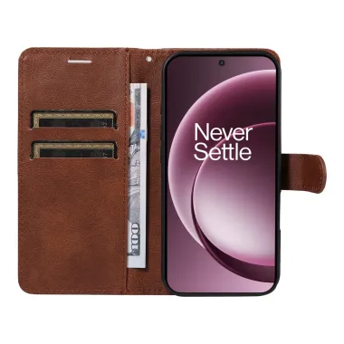 Housse OnePlus 15 Sylvette simili cuir avec lanière Marron - photo 27