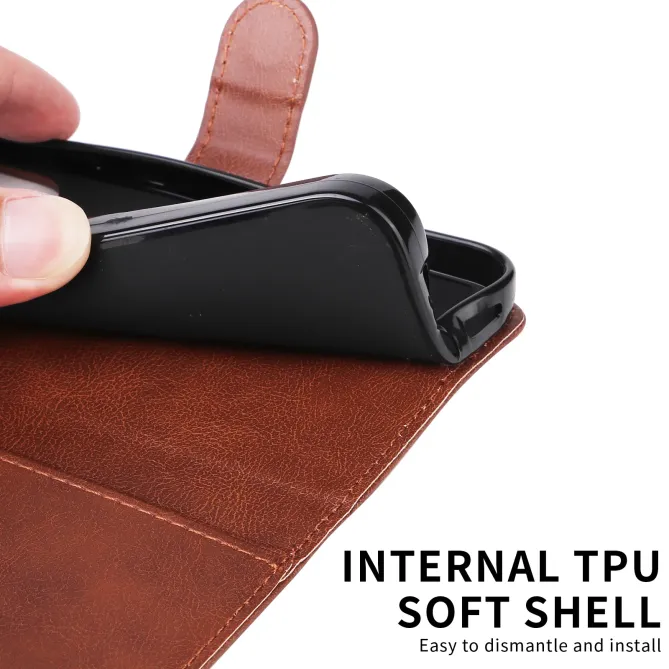 Housse OnePlus 15 Sylvette simili cuir avec lanière