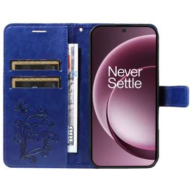 Housse OnePlus 15 Papillons fonction support Bleu marine - photo 8