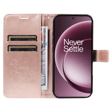 Housse OnePlus 15 Papillons fonction support Or Rose - photo 23