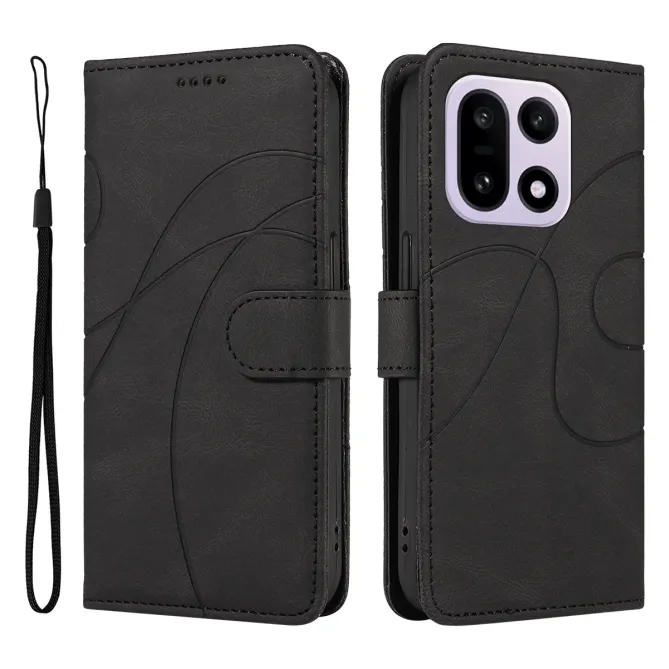 Housse OnePlus 15 simili cuir artistique