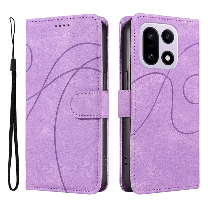 Housse OnePlus 15 simili cuir artistique