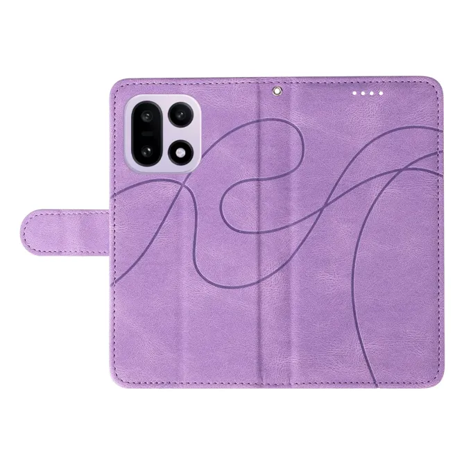 Housse OnePlus 15 simili cuir artistique